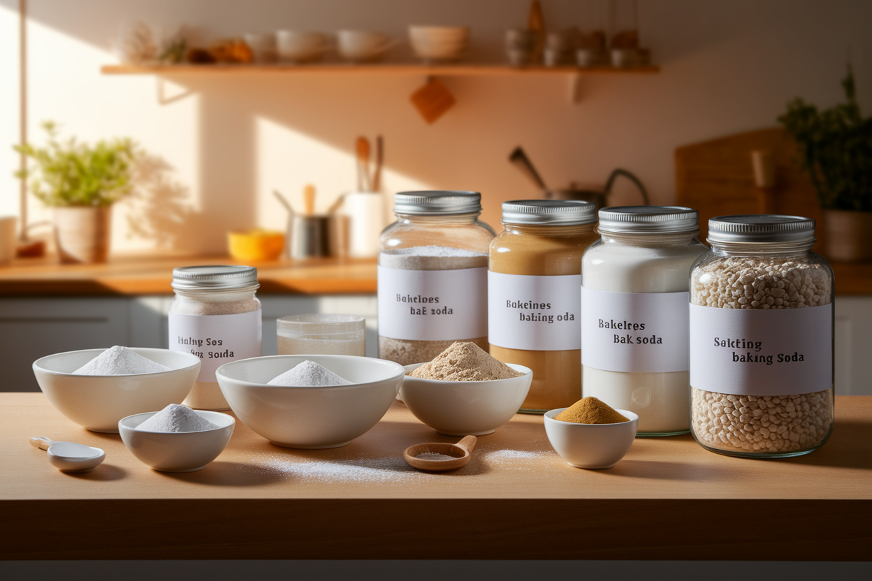 comptoir-cuisine-bols-bocaux-etiquetes