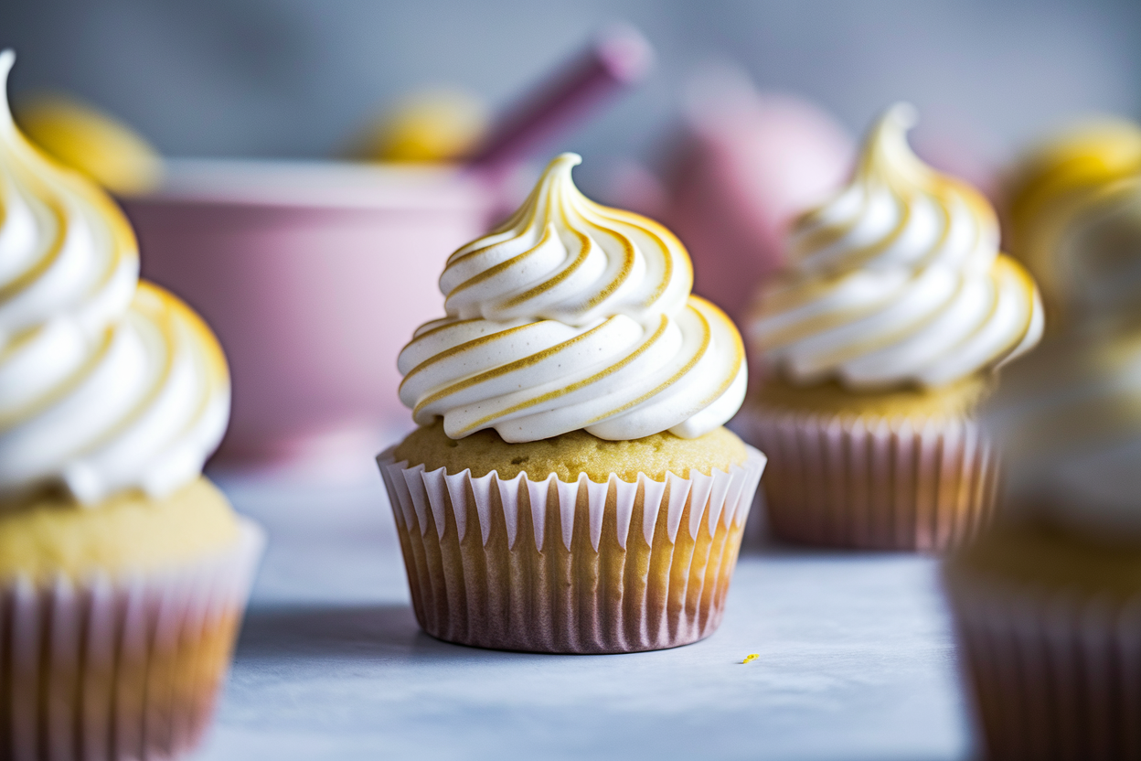 Cupcakes au Citron Meringués : Recette de Lemon Curd et Meringue Italienne
