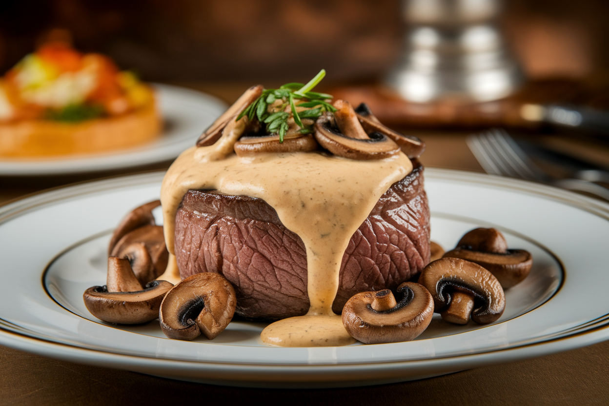 Filet mignon au Boursin et champignons (WW) : recette légère et rapide
