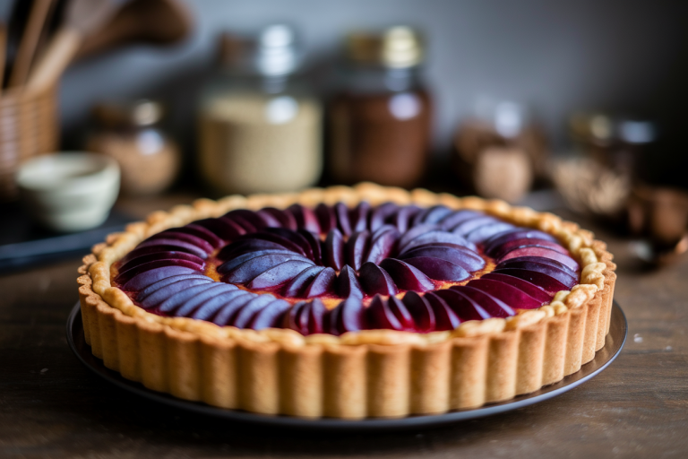 Tarte aux Prunes à l'Alsacienne : Recette Facile et Gourmande