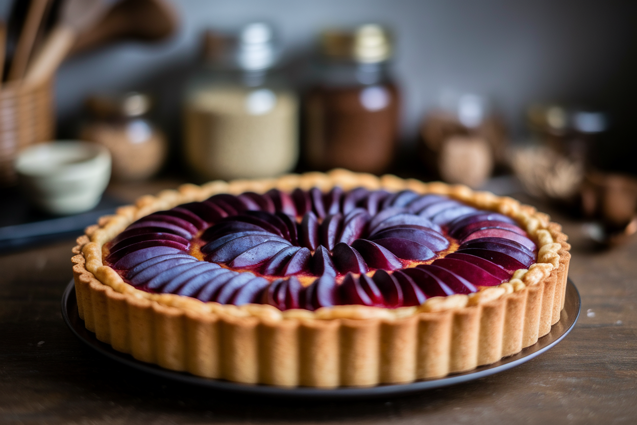Tarte aux Prunes à l'Alsacienne : Recette Facile et Gourmande