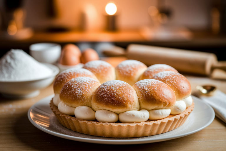Recette de la Vraie Tarte Tropézienne : Brioche Sucrée et Crème Maison