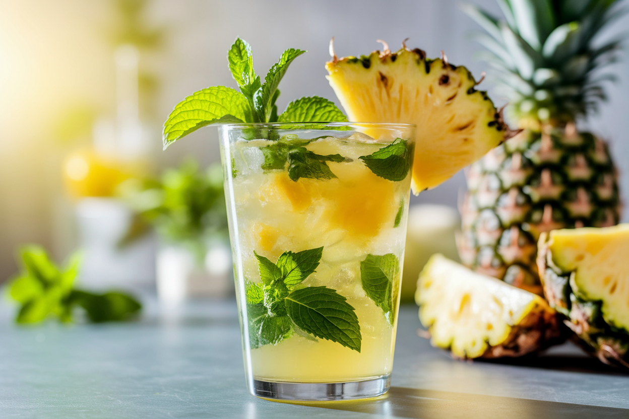 Mojito Ananas au Thermomix : Recette Facile de Cocktail