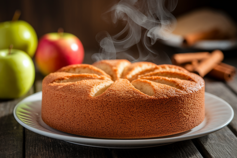 Moelleux aux pommes façon cake à la croûte croustillante — Recette facile