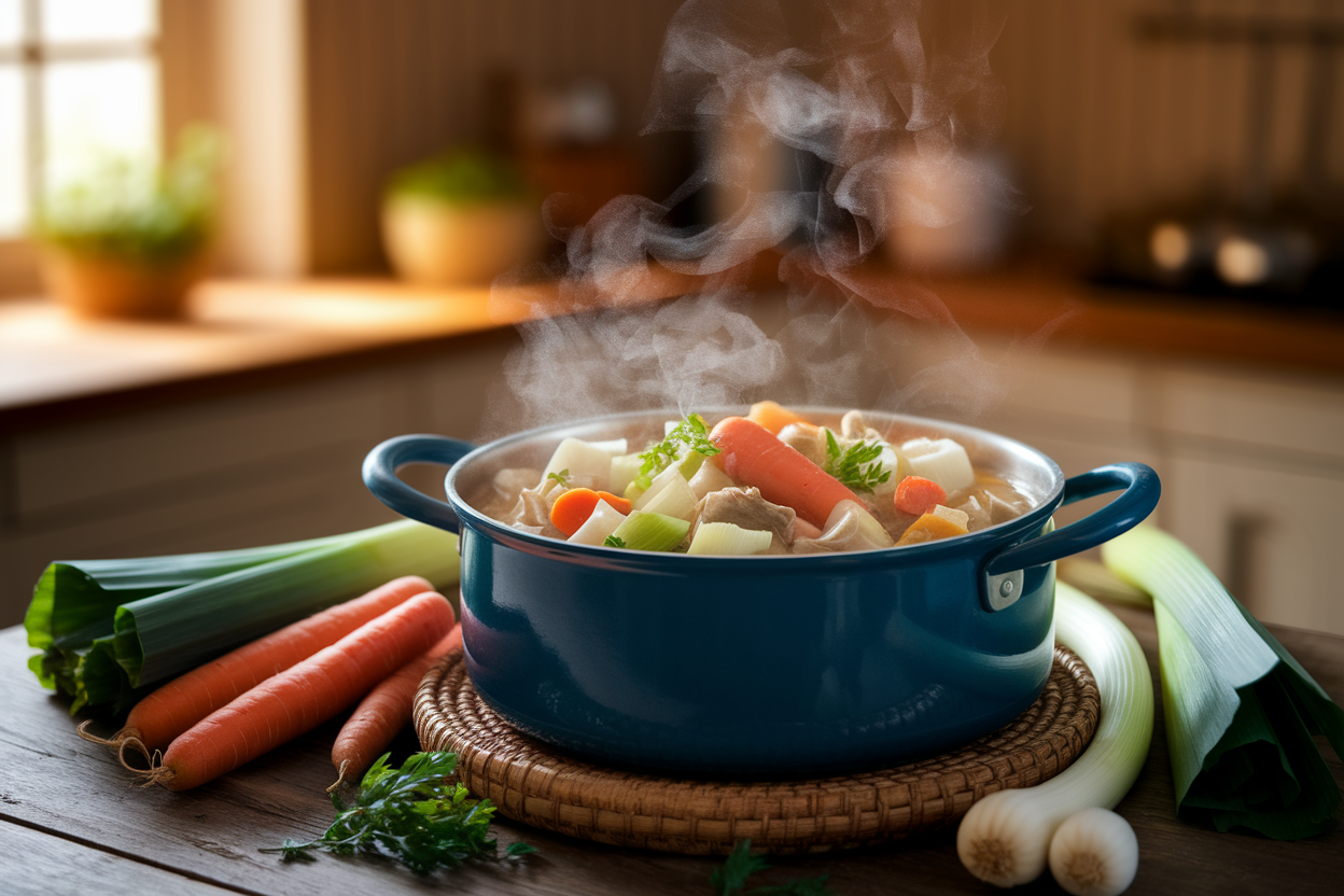 Pot-au-feu léger façon grand-mère : Recette traditionnelle et facile