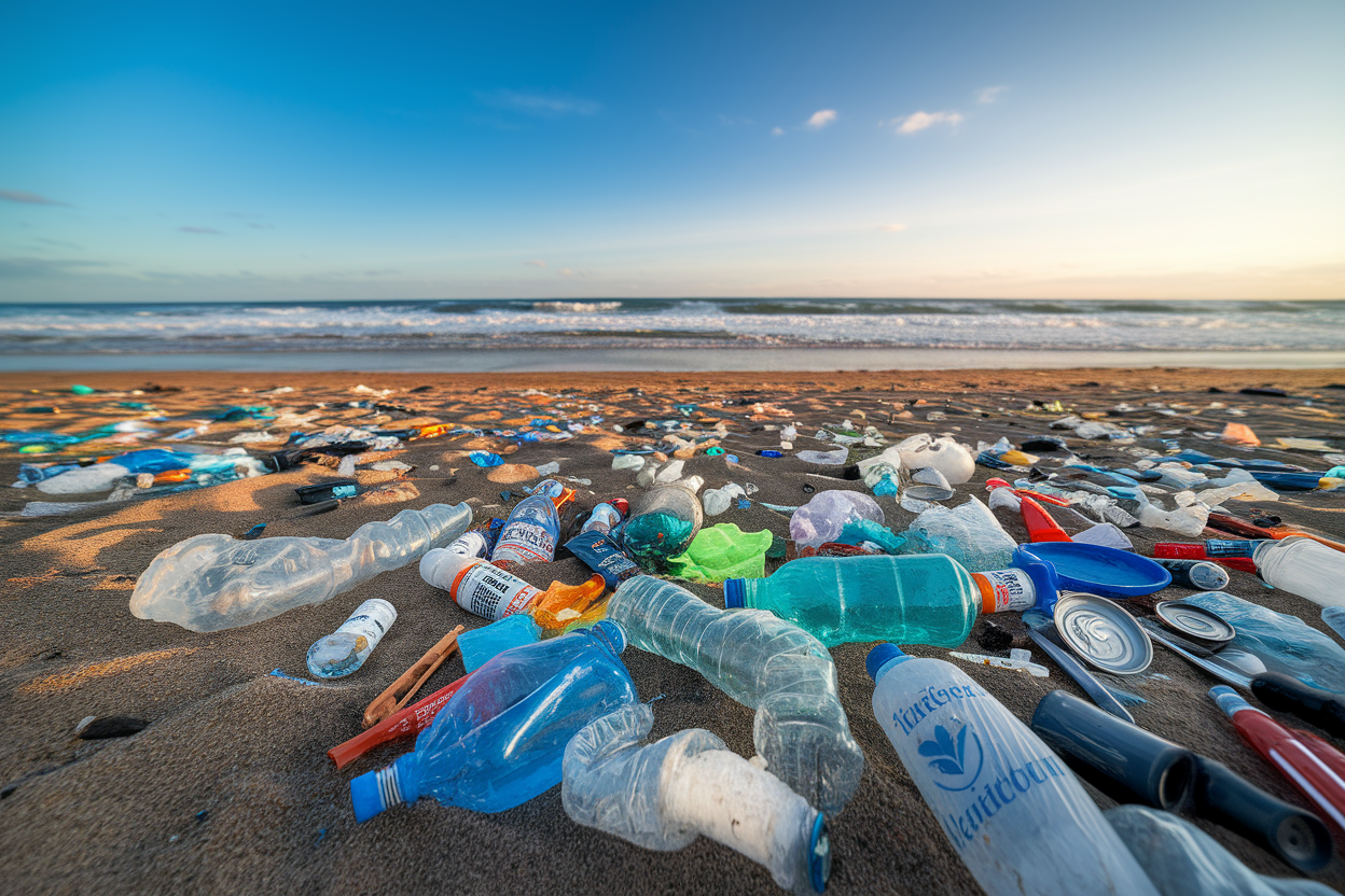 Plage de Blankenberge : jonchée de déchets après un week-end caniculaire