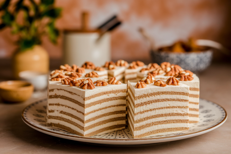 Bajadera : recette du gâteau croate allégé sans cuisson