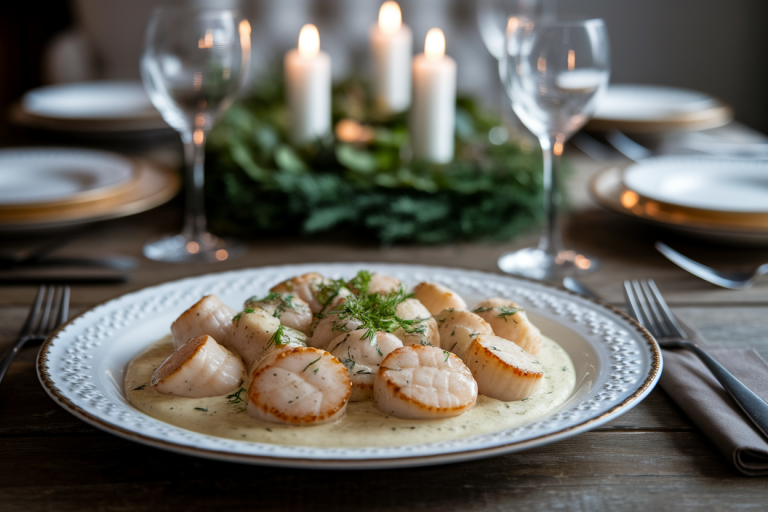 Blanquette de Saint-Jacques : recette facile et festive