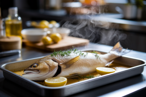 Recette Lieu Jaune Entier au Four : Fondant et Parfumé